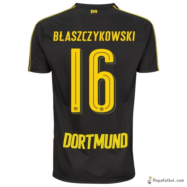 Camiseta Borussia Dortmund Replica Segunda Ropa Blaszczykowski 2016/17 Negro